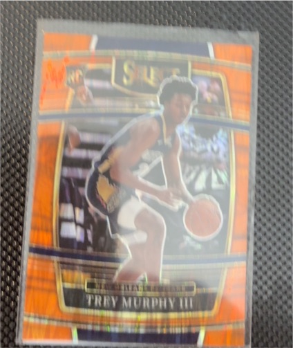 2021-22 Panini Select #46 Trey Murphy III Rookie Orange Flash Concourse — front