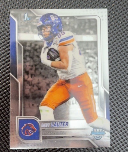 2025 Bowman University Chrome #159 Matt Lauter — front