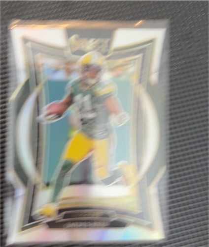 2024 Panini Select Silver Prizm Die Cut #138 Christian Watson — front