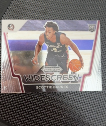 2021 Panini Prizm Draft Picks Widescreen #4 Scottie Barnes Rookie Card — front