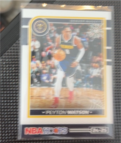 2024-25 Panini NBA Hoops #73 Peyton Watson — front