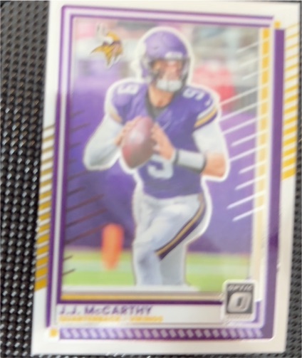 2025 Panini Donruss Optic #46 J. J. McCarthy — front
