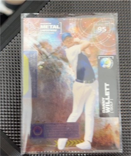 2021 Skybox Metal Universe Champions #95 Danny Willett — front