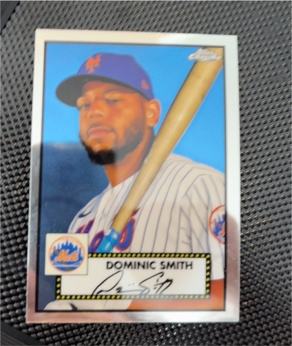 2021 Topps Chrome Platinum Anniversary #394 Dominic Smith — front