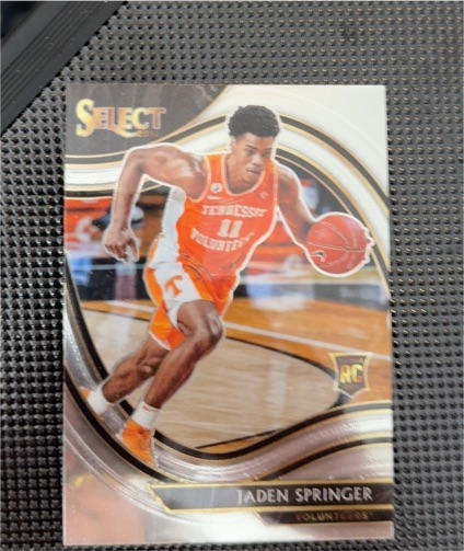 2021 Panini Chronicles Select Draft Picks #295 Jaden Springer — front