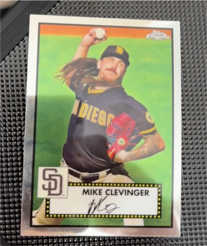 2021 Topps Chrome Platinum Anniversary #253 Mike Clevinger — front