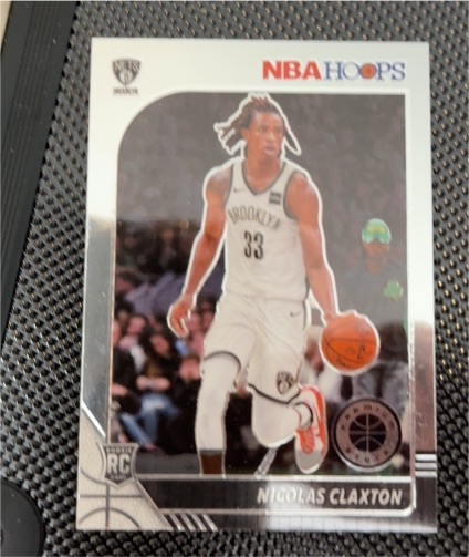 2019-20 Panini NBA Hoops Premium Stock #241 Nicolas Claxton — front