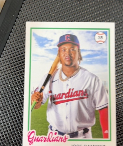 2022 Topps Archives #113 Jose Ramirez Cleveland Guardians — front