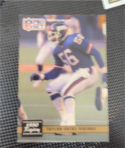 1991 Pro Set #336 Lawrence Taylor Sacks Vikings — front