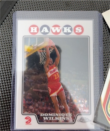 2008-09 Topps Chrome #168 Dominique Wilkins — front