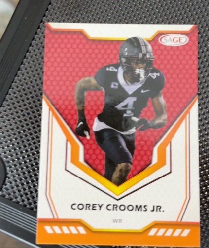 2024 Sage Low Series #60 Corey Crooms Jr. — front