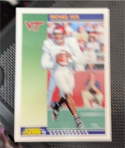 2022 Panini Chronicles Score Draft Picks #19 Michael Vick Virginia Tech Hokies — front