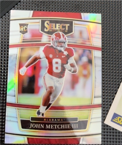 2022 Panini Select Draft Picks #9 John Metchie III — front