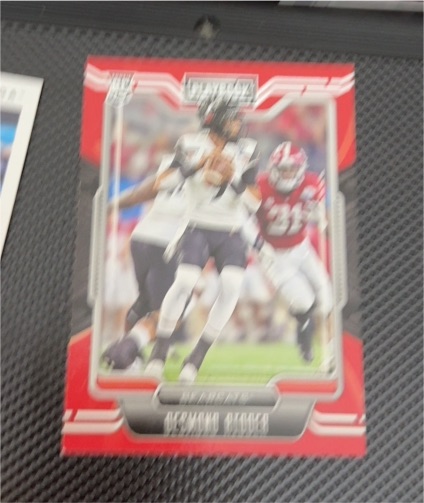 2022 Panini Chronicles Draft Picks Playbook #7 Desmond Ridder — front