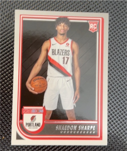 2022-23 Panini NBA Hoops #237 Shaedon Sharpe — front