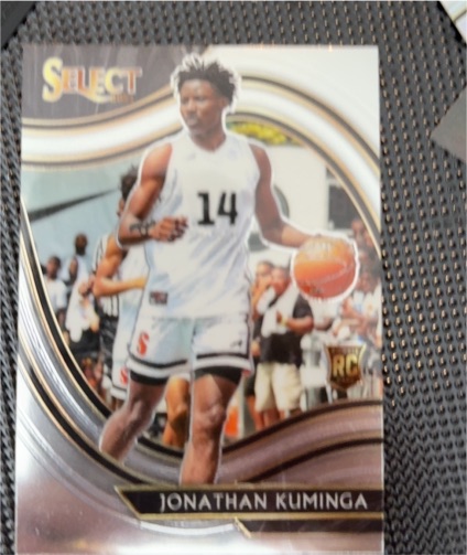 2021-22 Panini Chronicles Select #280 Jonathan Kuminga Rookie — front
