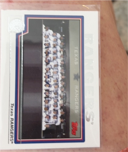 2004 Topps #666 Texas Rangers Team Card — front