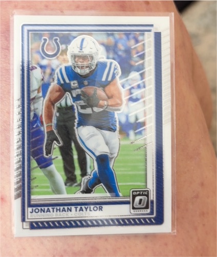 2025 Panini Donruss Optic #49 Jonathan Taylor — front