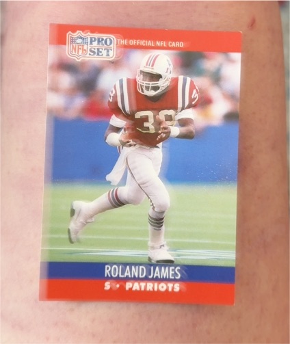 1990 Pro Set #577 Roland James — front