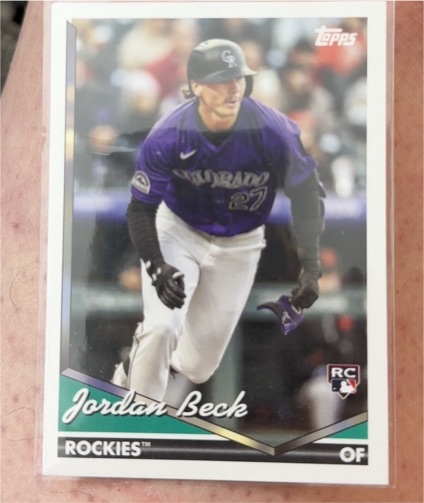 2024 Topps Archives #273 Jordan Beck — front