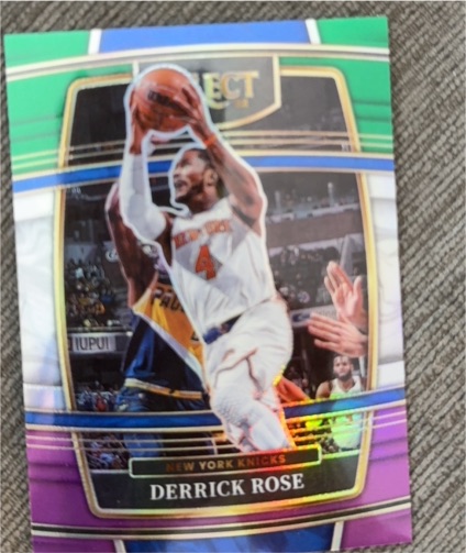 2021-22 Panini Select #53 Derrick Rose — front