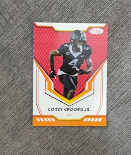 2024 Sage #60 Corey Crooms Jr. — front