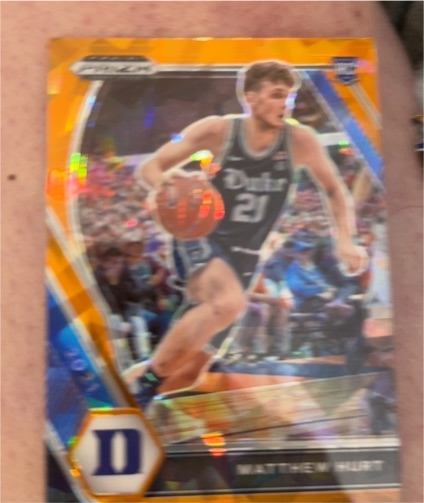 2021 Panini Prizm Draft Picks #34 Matthew Hurt — front