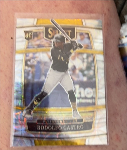 2022 Panini Select #7 Rodolfo Castro Concourse Prizm Rookie Card — front