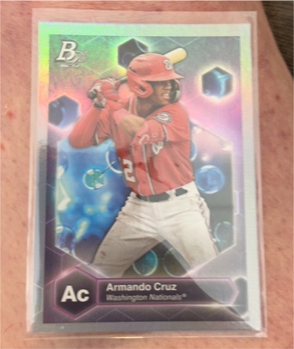 2022 Bowman Platinum #PE-24 Armando Cruz Precious Elements — front