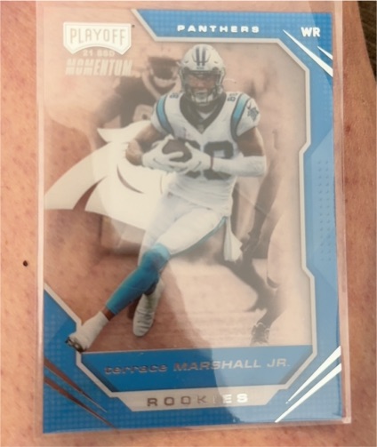 2021 Panini Chronicles Playoff Momentum #PMR-19 Terrace Marshall Jr — front