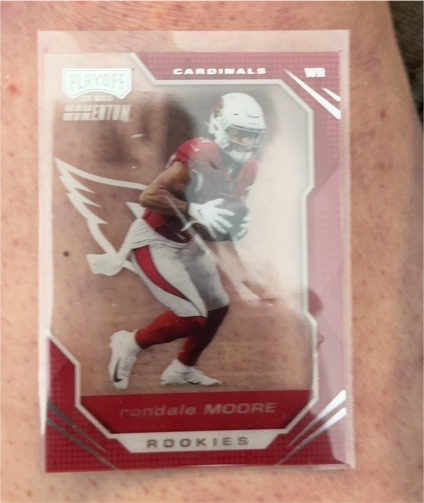2021 Panini Chronicles Playoff Momentum #PMR-15 Rondale Moore — front