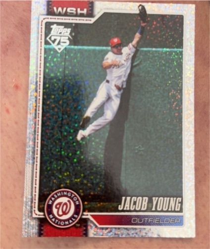 2026 Topps Series 1 #210 Jacob Young — front