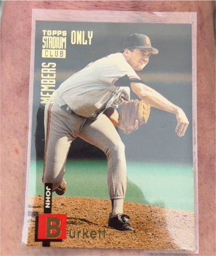 1994 Topps Stadium Club Members Only #32 John Burkett — front