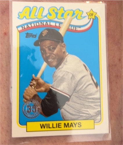 2024 Topps Series 2 #89ASB-4 Willie Mays 35th Anniversary All Star — front