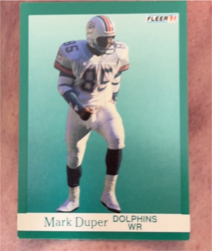1991 Fleer #119 Mark Duper — front