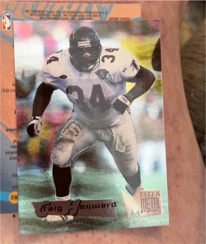 1995 Fleer Metal #11 Craig Heyward — front