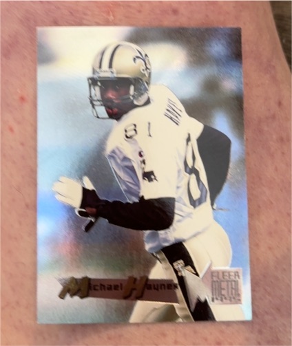 1995 Fleer Metal #120 Michael Haynes — front
