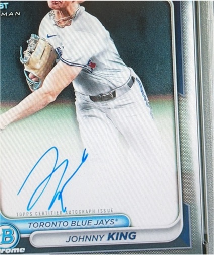 2024 Bowman Chrome #CPA-JKI Johnny King — front