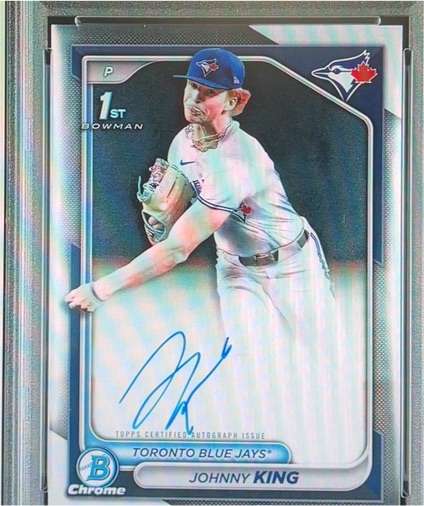 2024 Bowman Chrome #CPA-JKI Johnny King — front
