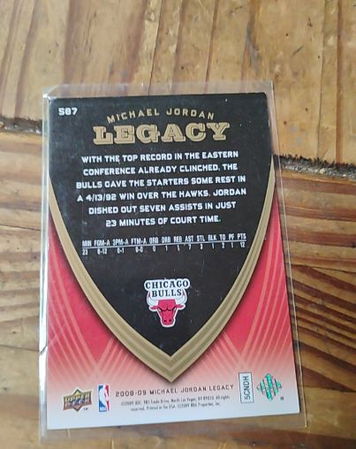 2008-09 Upper Deck Michael Jordan Legacy #507 — front