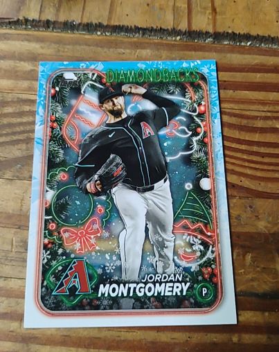 2024 Topps Holiday #H152 Jordan Montgomery — front