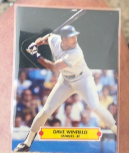 1987 Leaf Pop-Up #Dave Winfield — front