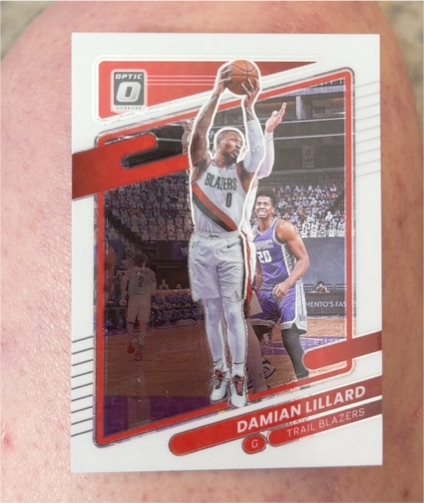 2021-22 Panini Donruss Optic #118 Damian Lillard — front