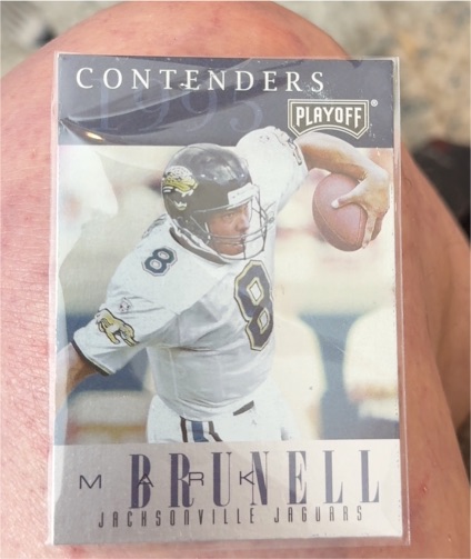 1995 Playoff Contenders #25 Mark Brunell — front