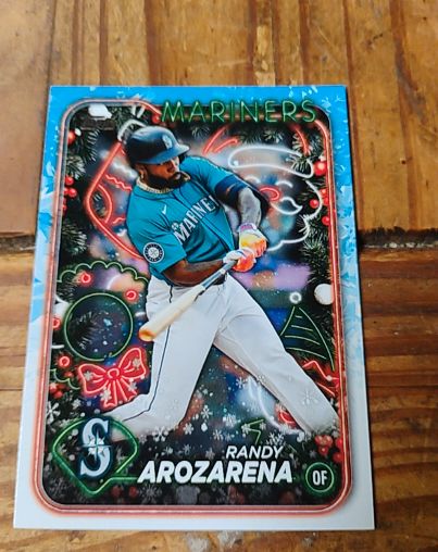 2024 Topps Holiday #H138 Randy Arozarena — front