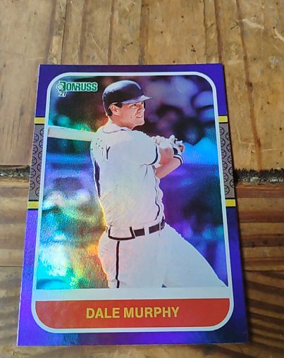 2021 Donruss Retro 1987 #255 Dale Murphy — front
