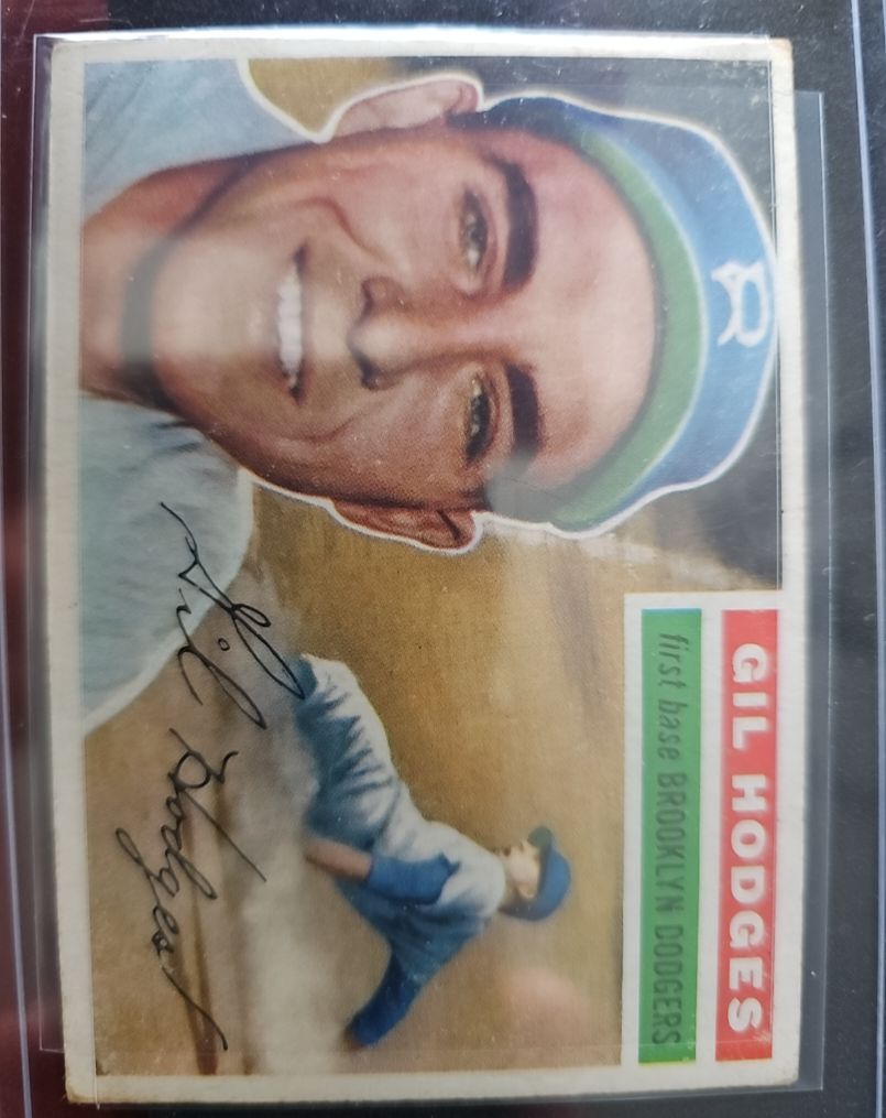 1956 Topps #145 Gil Hodges — front