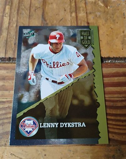 1995 Score Hall of Gold #HG21 Lenny Dykstra — front