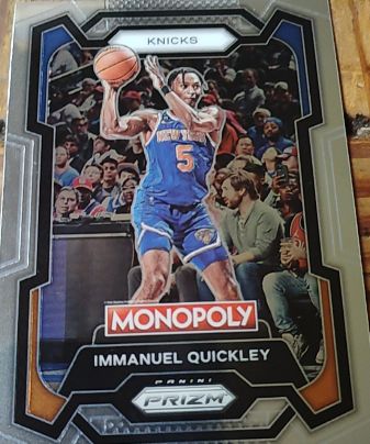 2023-24 Panini Prizm Monopoly #60 Immanuel Quickley — front