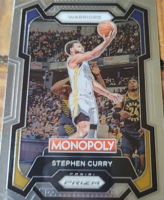 2023-24 Panini Prizm Monopoly #28 Stephen Curry — front